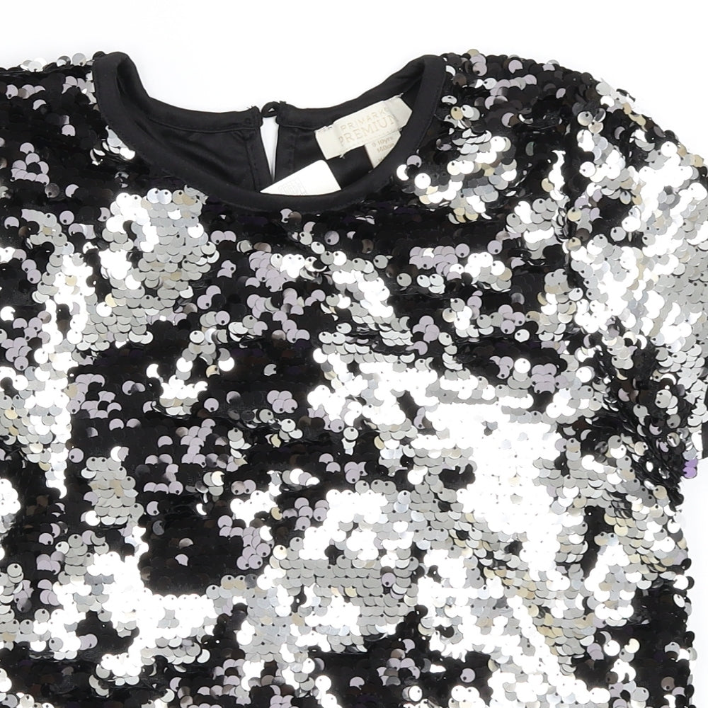 Primark Girls Black   Basic Blouse Size 9-10 Years