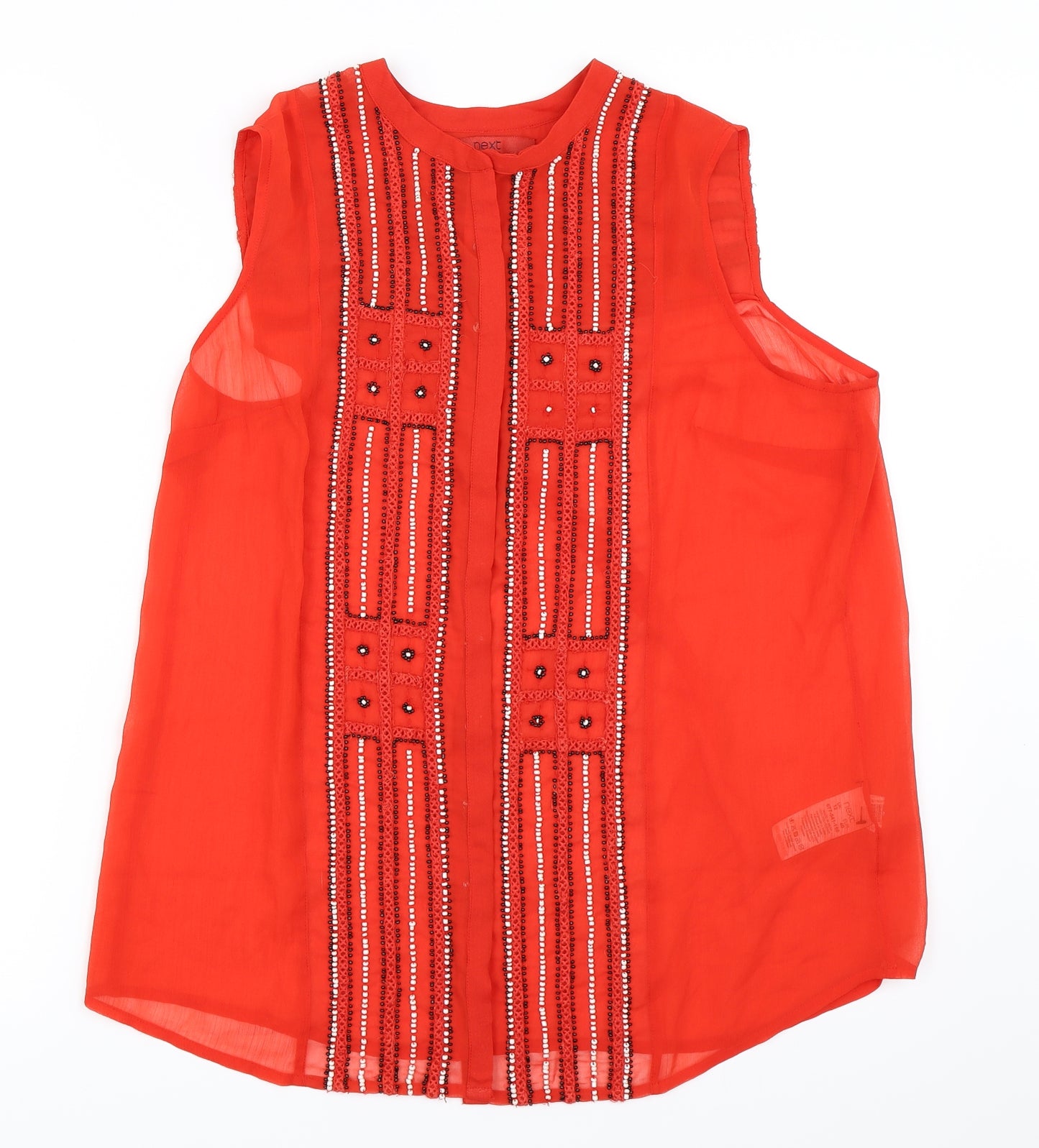 NEXT Womens Red   Basic Blouse Size 12