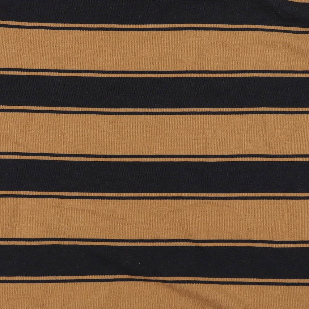 Topman Mens Beige Striped   T-Shirt Size XS