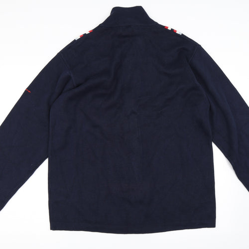 Ben Sherman Mens Blue   Full Zip Sweatshirt Size XL