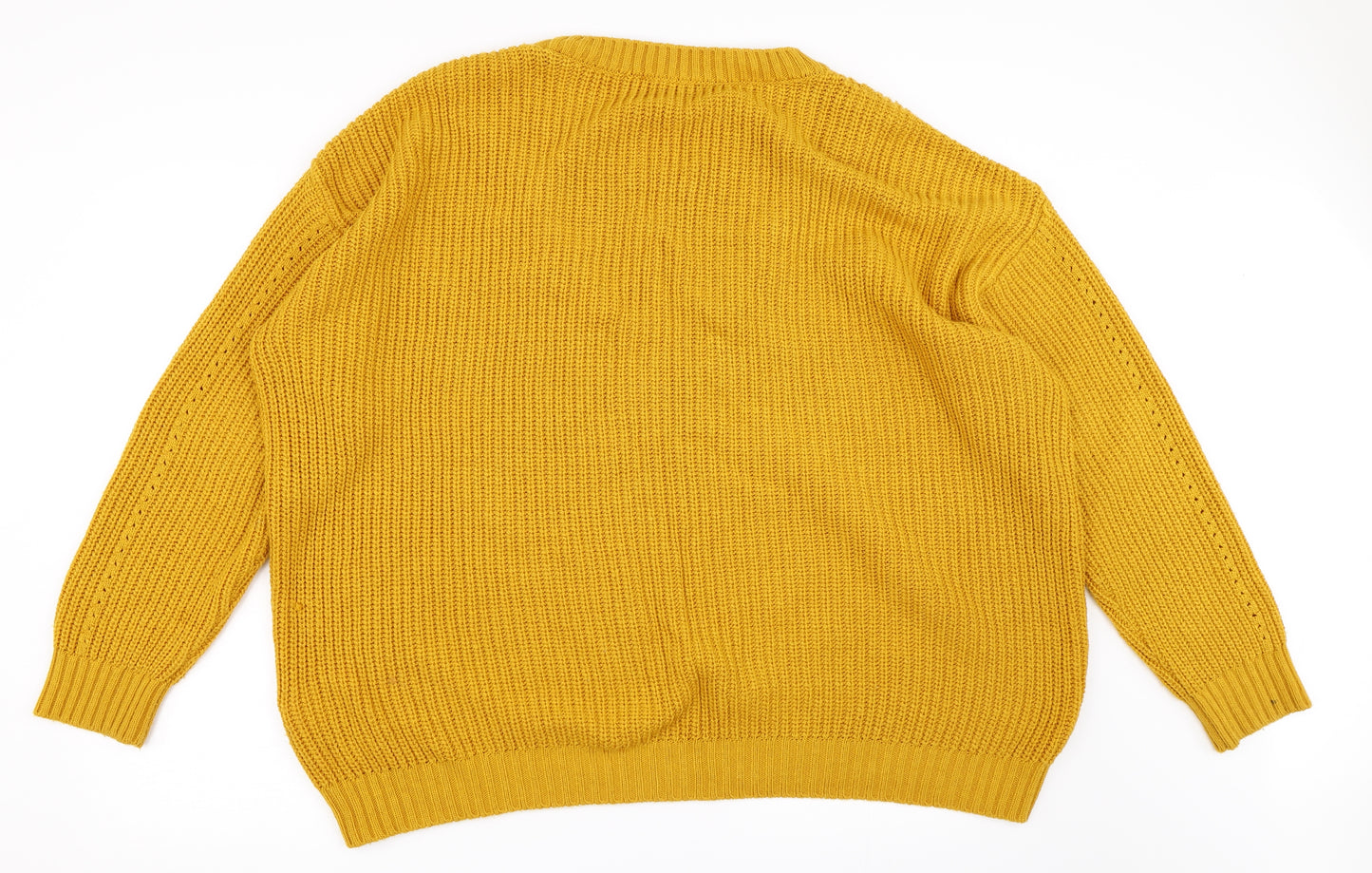 Primark Womens Yellow   Pullover Jumper Size XL