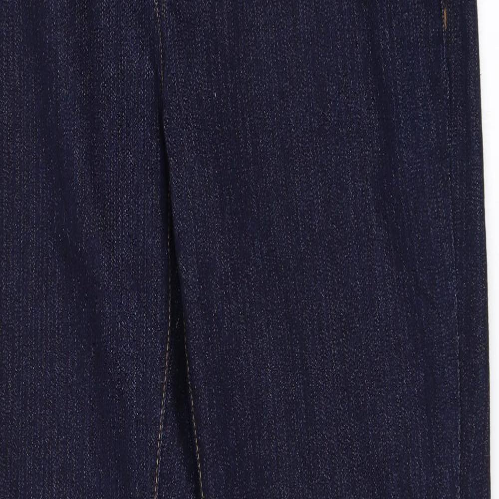 G21 Womens Blue  Denim Straight Jeans Size 14 L29 in