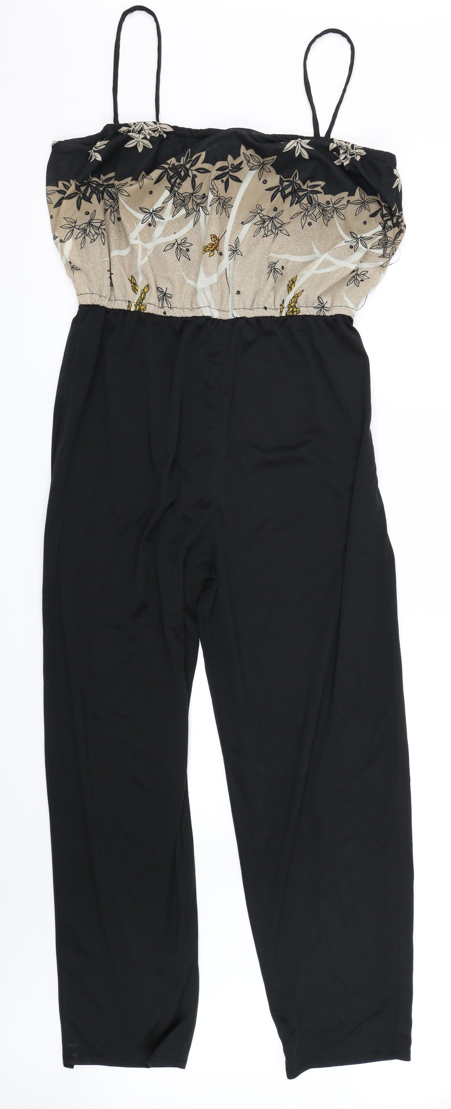Wendy Womens Black   Jumpsuit One-Piece Size 18