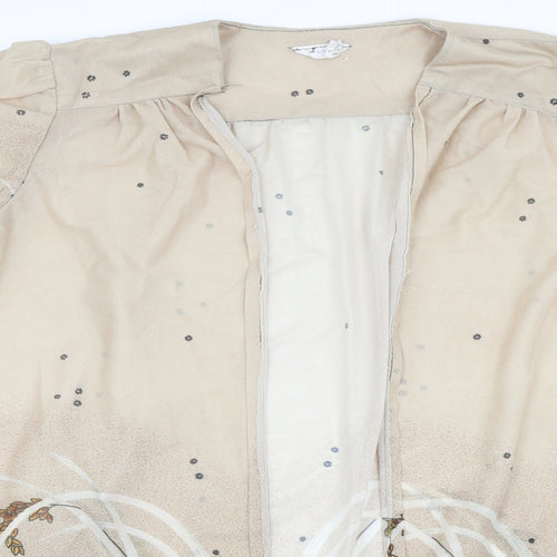 Wendy Womens Beige   Cardigan Jumper Size 18
