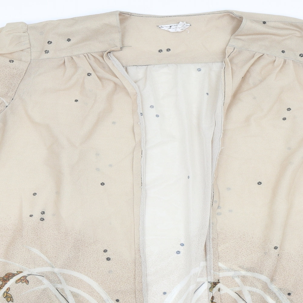 Wendy Womens Beige   Cardigan Jumper Size 18