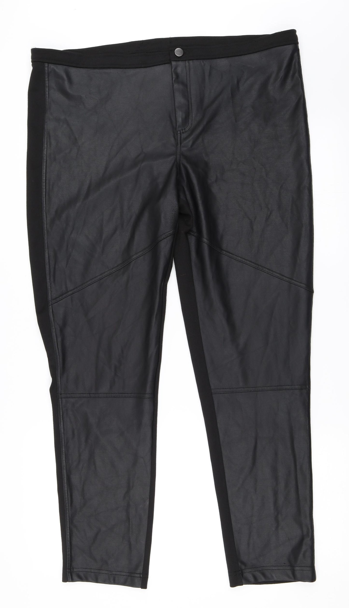 Primark Womens Black   Trousers  Size 18 L29 in