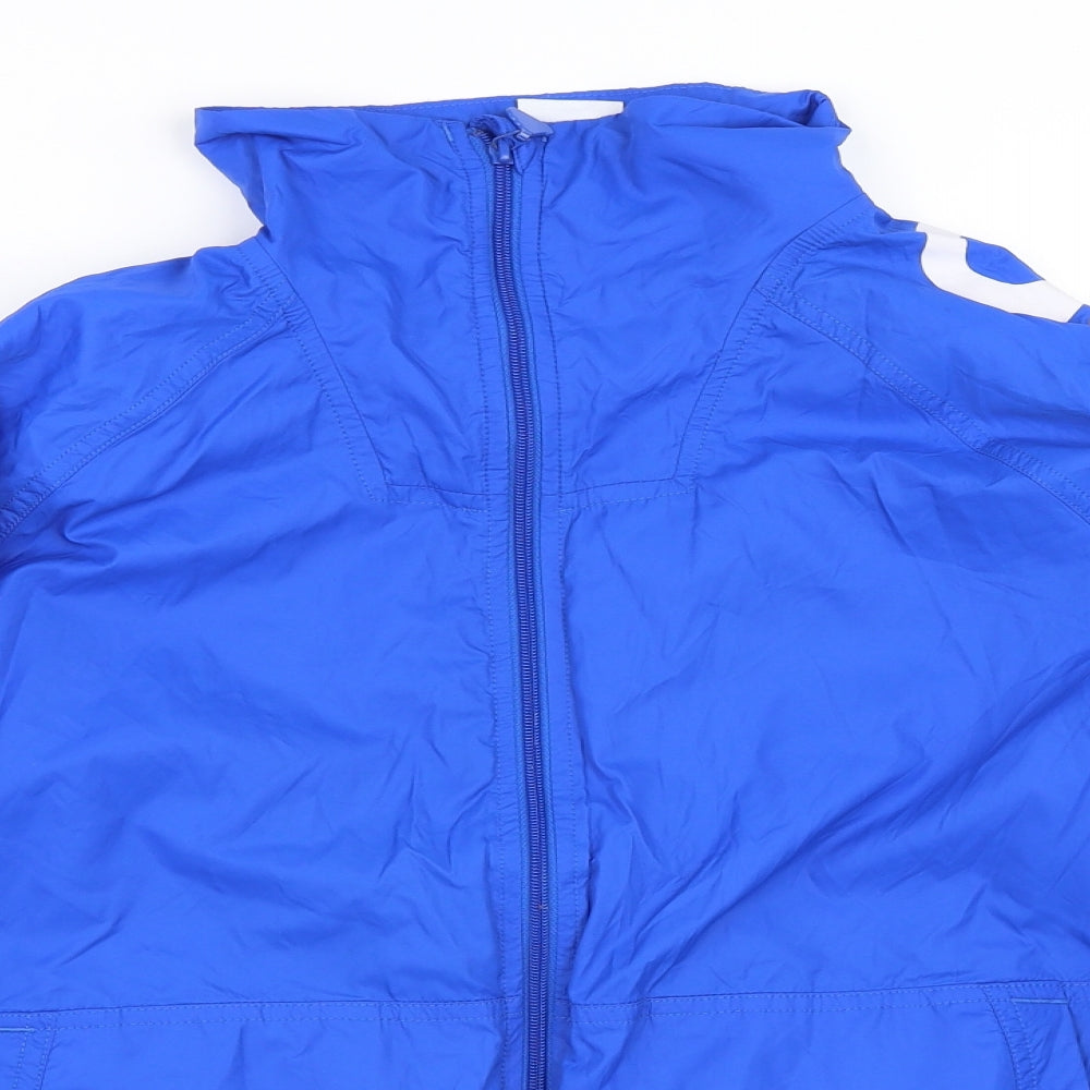 adidas Boys Blue   Windbreaker Coat Size 11-12 Years