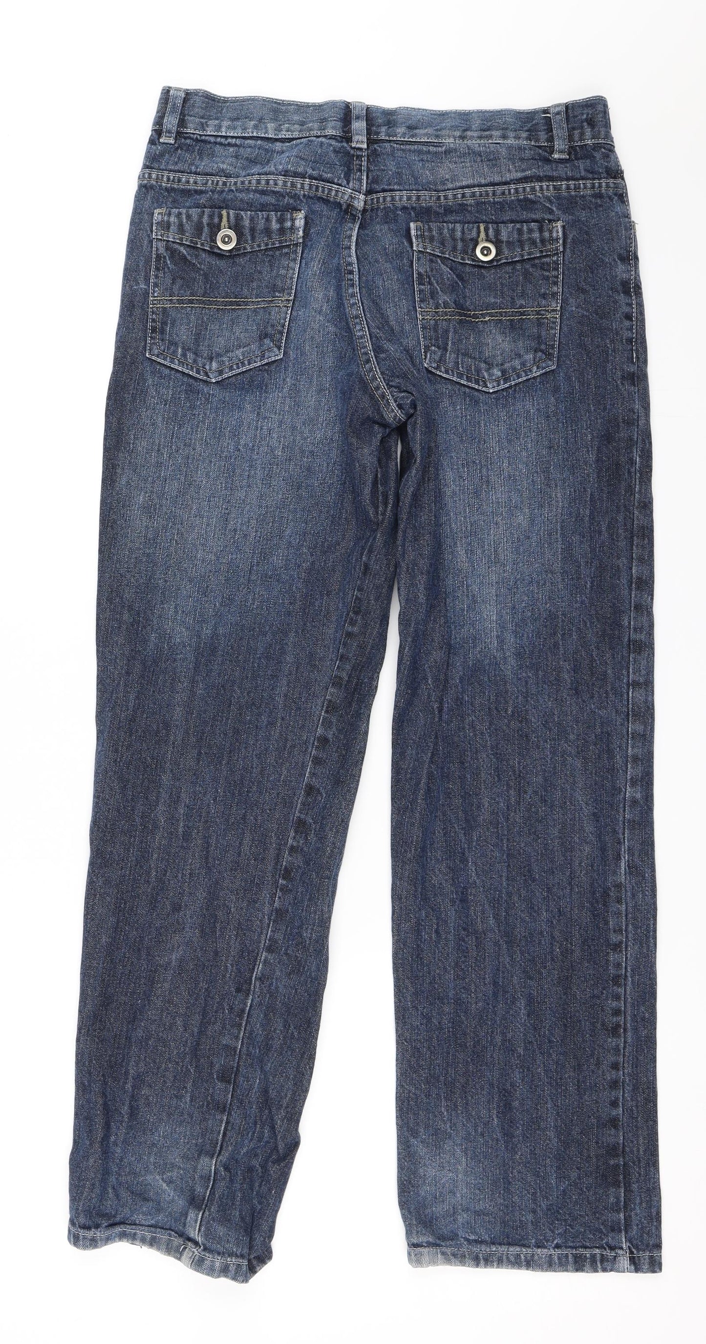 George Boys Blue  Denim Straight Jeans Size 13-14 Years