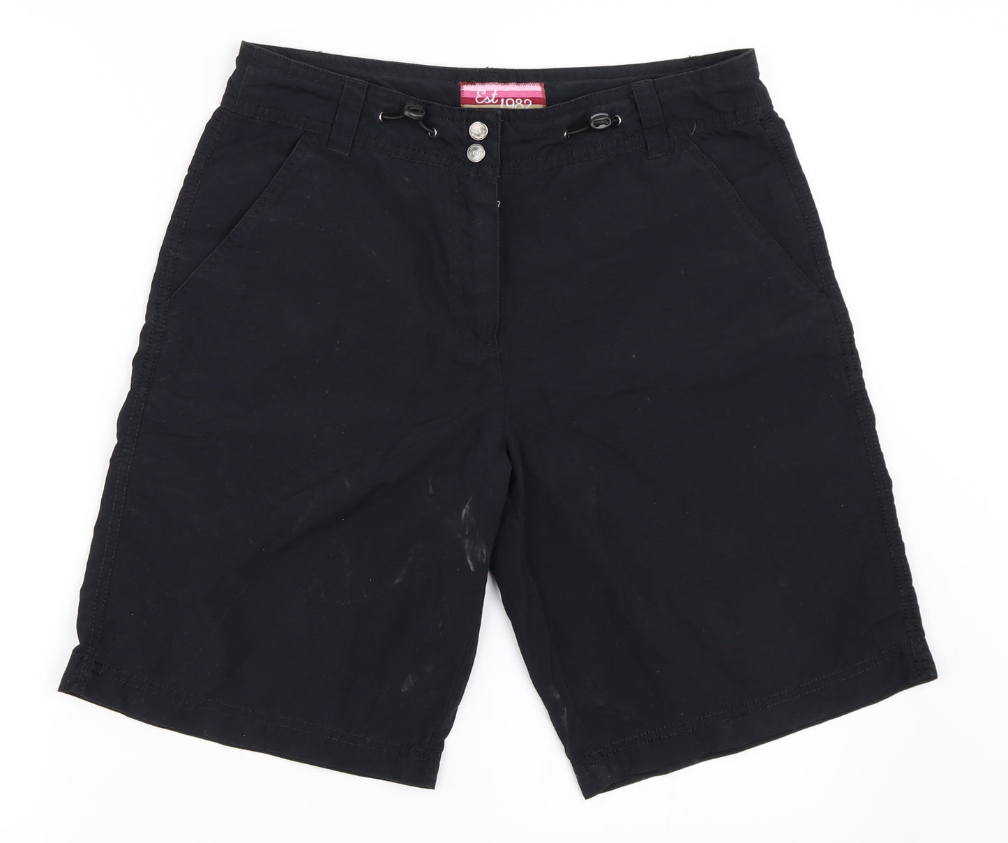 George Womens Black   Bermuda Shorts Size 10