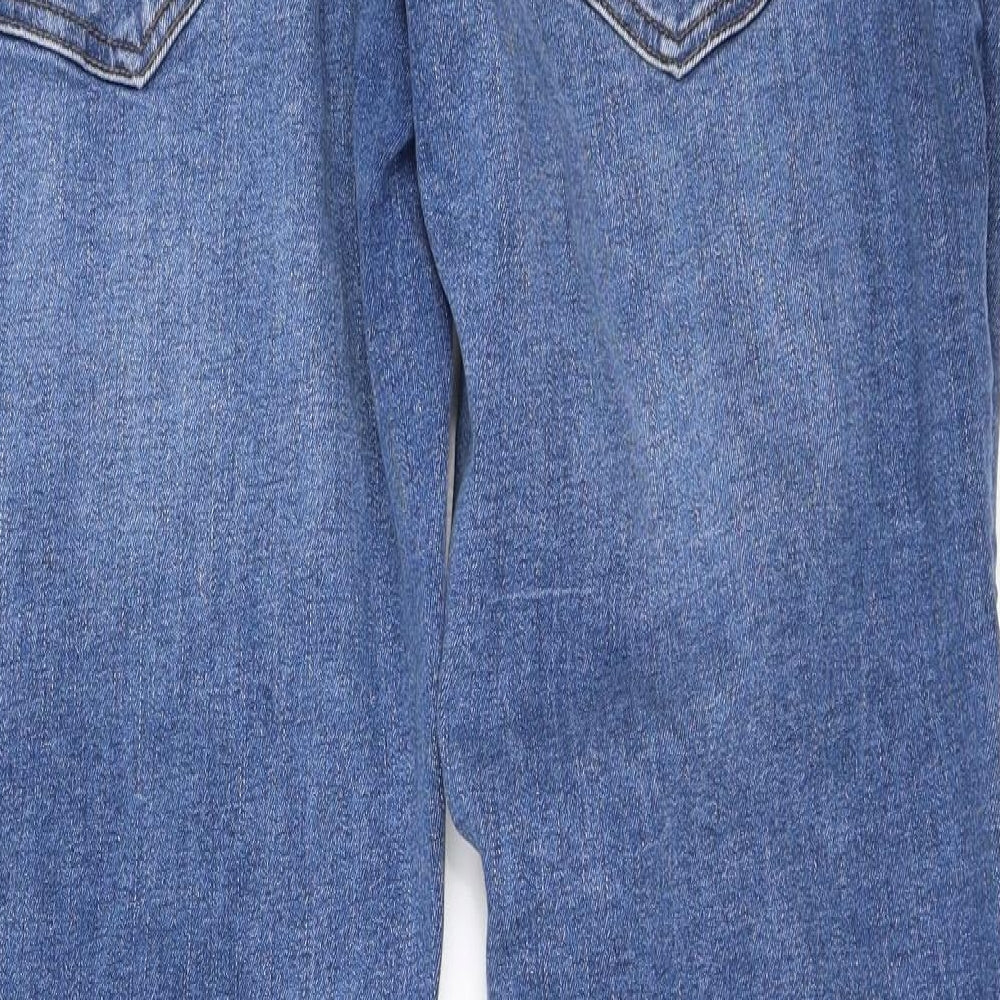 George Mens Blue  Denim Straight Jeans Size 36 in L30 in