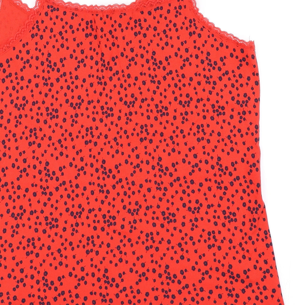 George Womens Red Floral  Camisole Tank Size 22