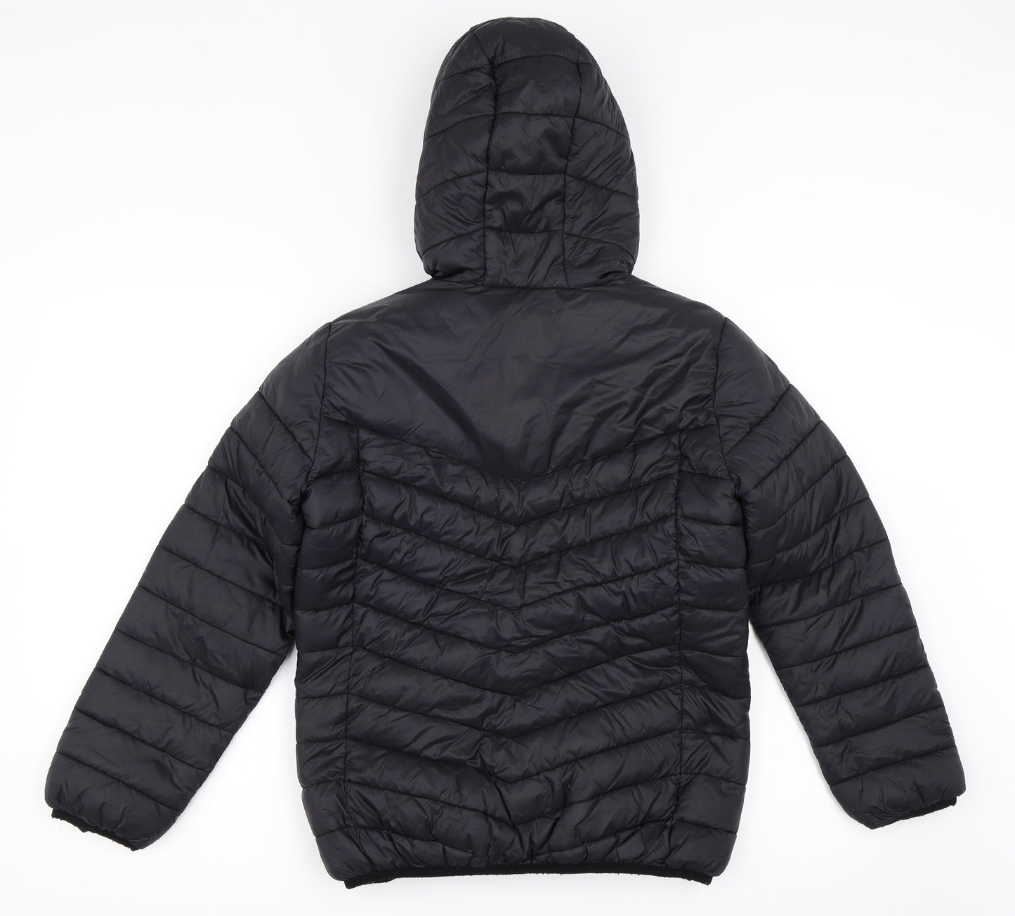 Kappa Boys Black   Puffer Jacket Coat Size 12 Years