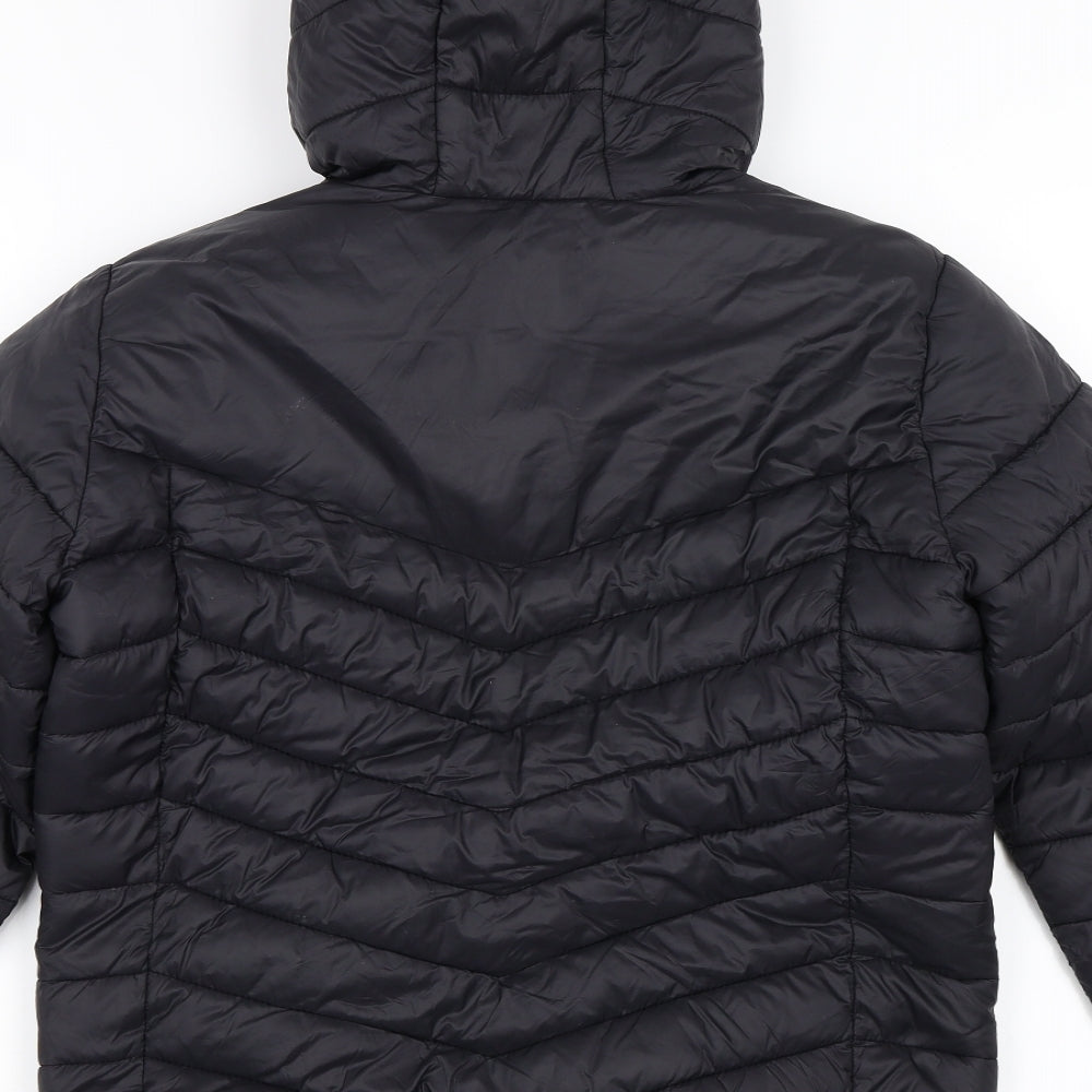 Kappa Boys Black   Puffer Jacket Coat Size 12 Years