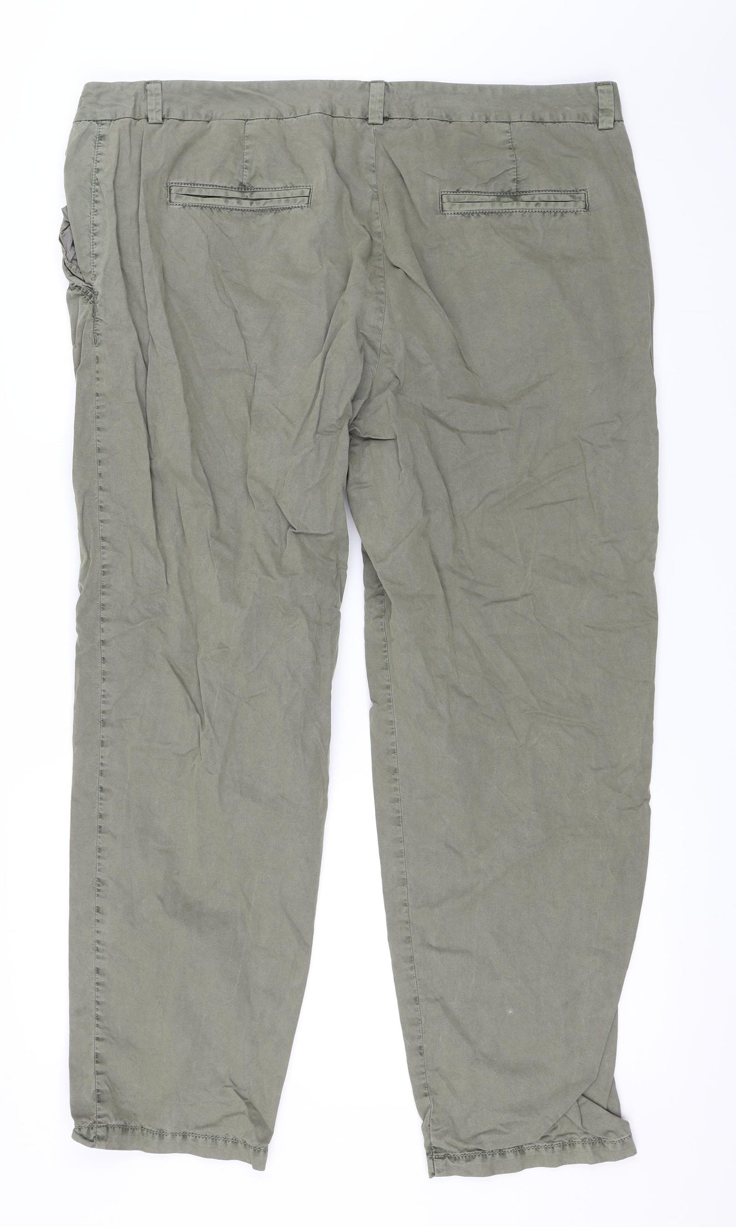 Marks and Spencer Womens Green   Trousers  Size 20 L28 in