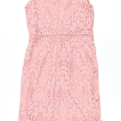 New Look Womens Pink   Pencil Dress  Size 12