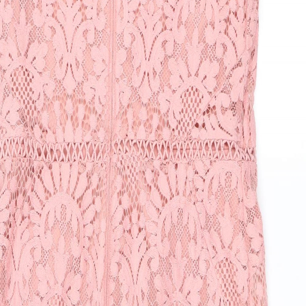 New Look Womens Pink   Pencil Dress  Size 12