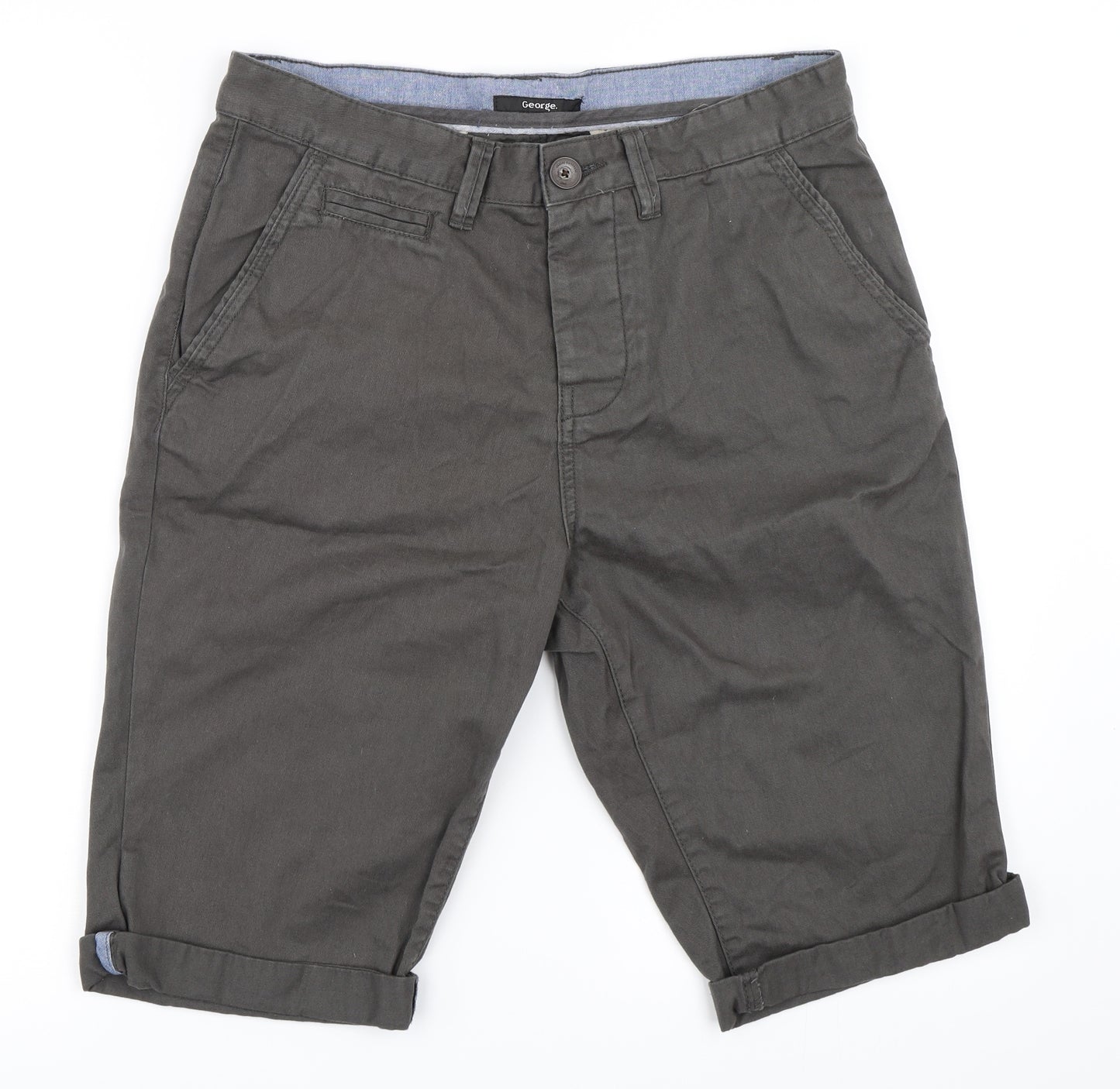 George Mens Green   Chino Shorts Size 30 in