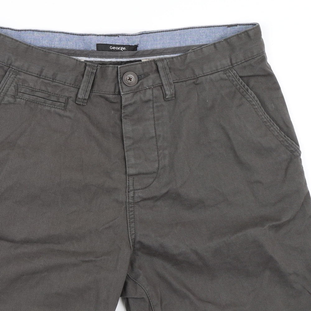 George Mens Green   Chino Shorts Size 30 in