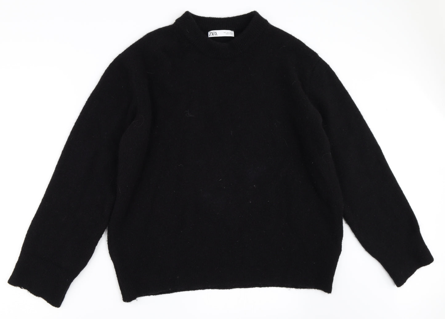 Zara Womens Black   Pullover Jumper Size S