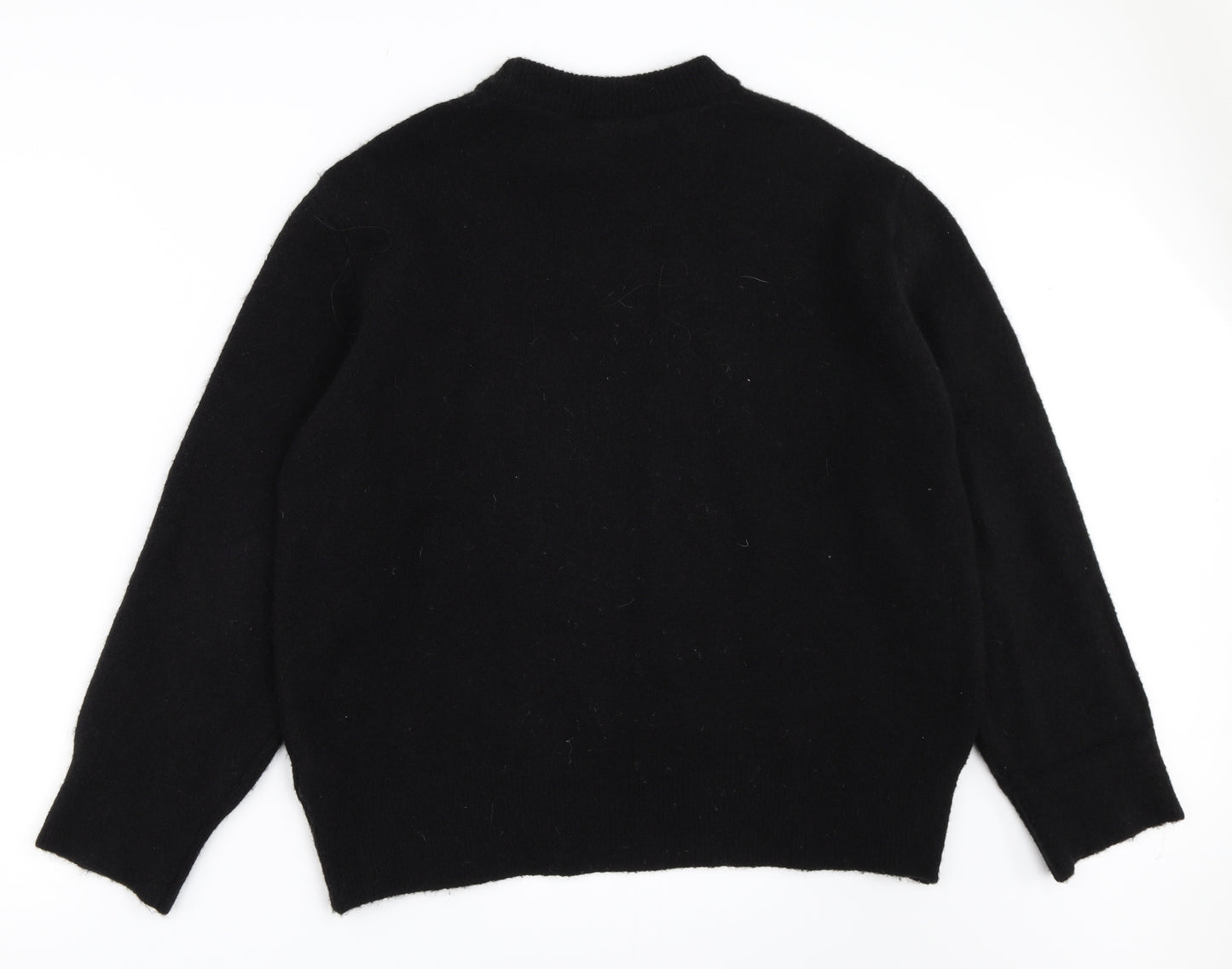 Zara Womens Black   Pullover Jumper Size S