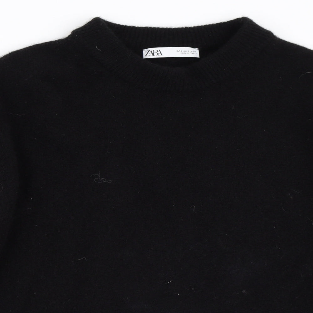 Zara Womens Black   Pullover Jumper Size S