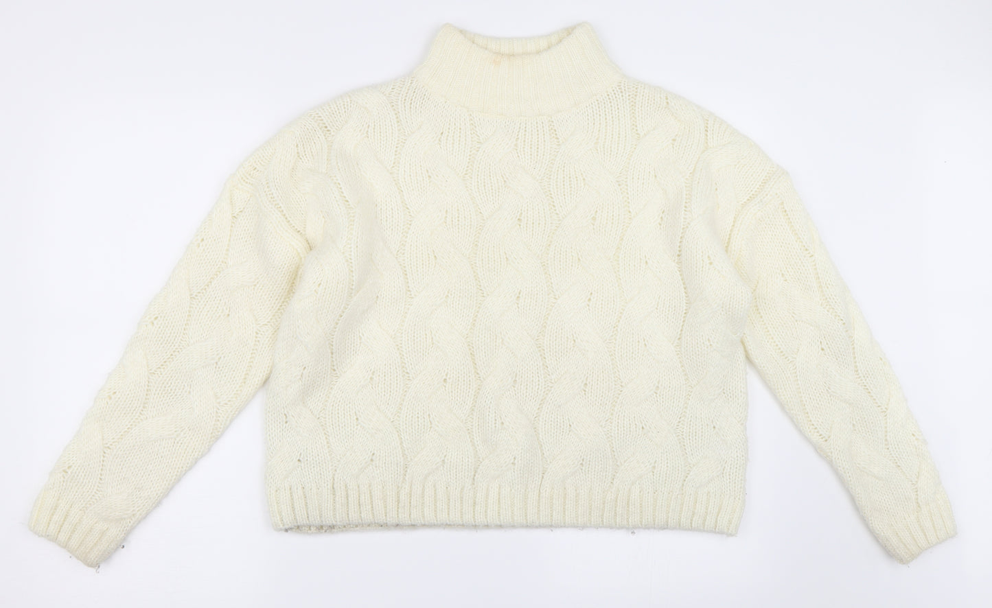 M&Co Womens Ivory   Pullover Jumper Size 12