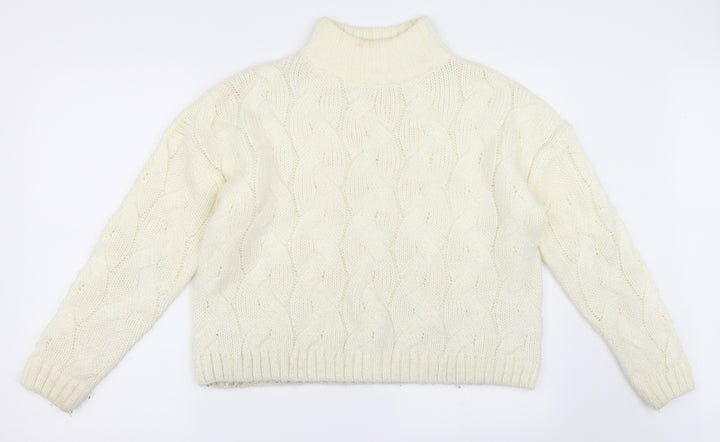 M&Co Womens Ivory   Pullover Jumper Size 12