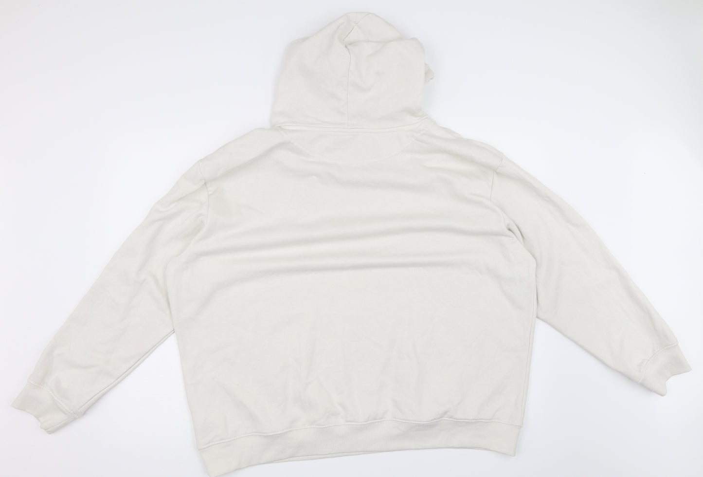 H&M Womens Ivory   Pullover Hoodie Size XL