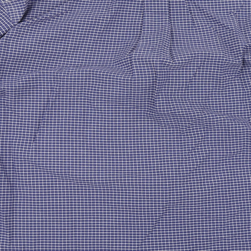 Ralph Lauren Mens Blue    Button-Up Size 17