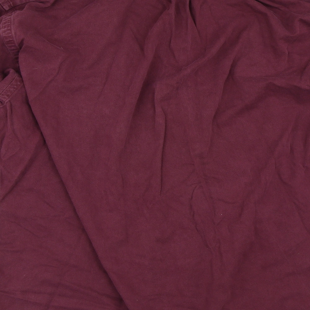 Ralph Lauren Mens Red    Button-Up Size L