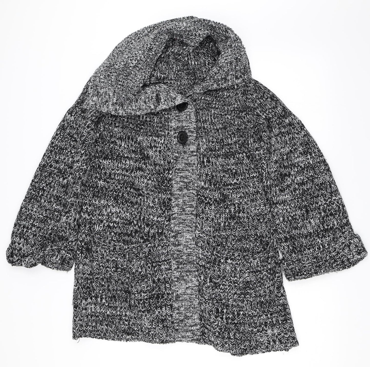 Bonmarché Womens Black   Cardigan Jumper Size M