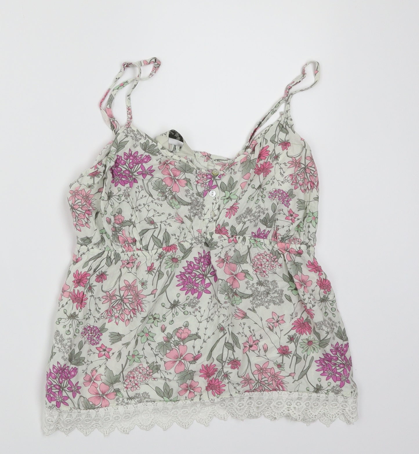 Primark Womens Multicoloured Floral  Camisole Blouse Size 12