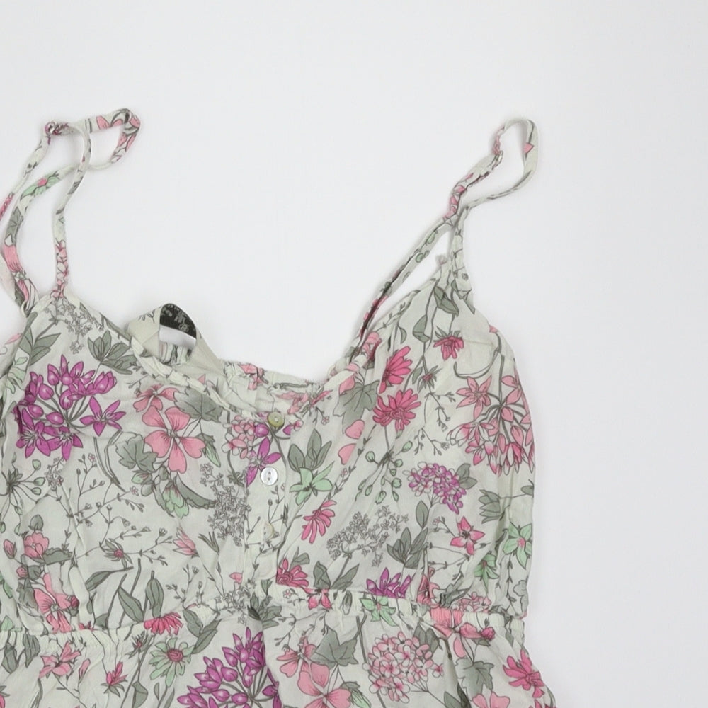 Primark Womens Multicoloured Floral  Camisole Blouse Size 12
