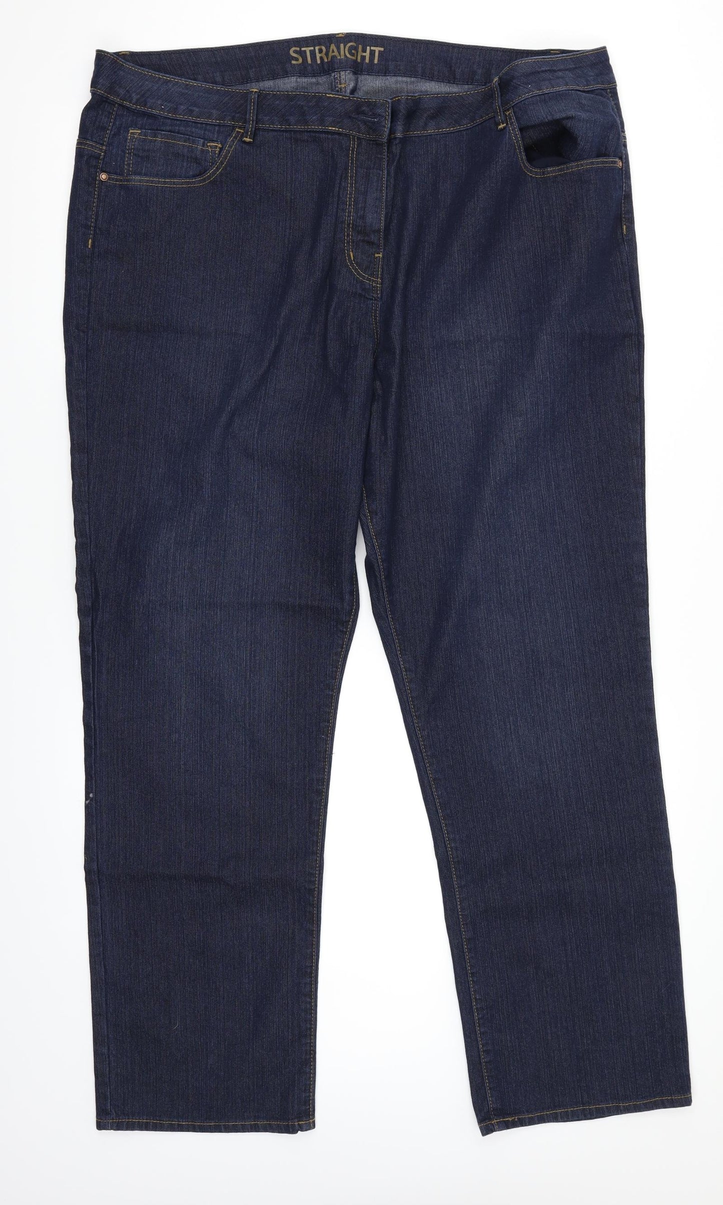 George Womens Blue   Straight Jeans Size 22
