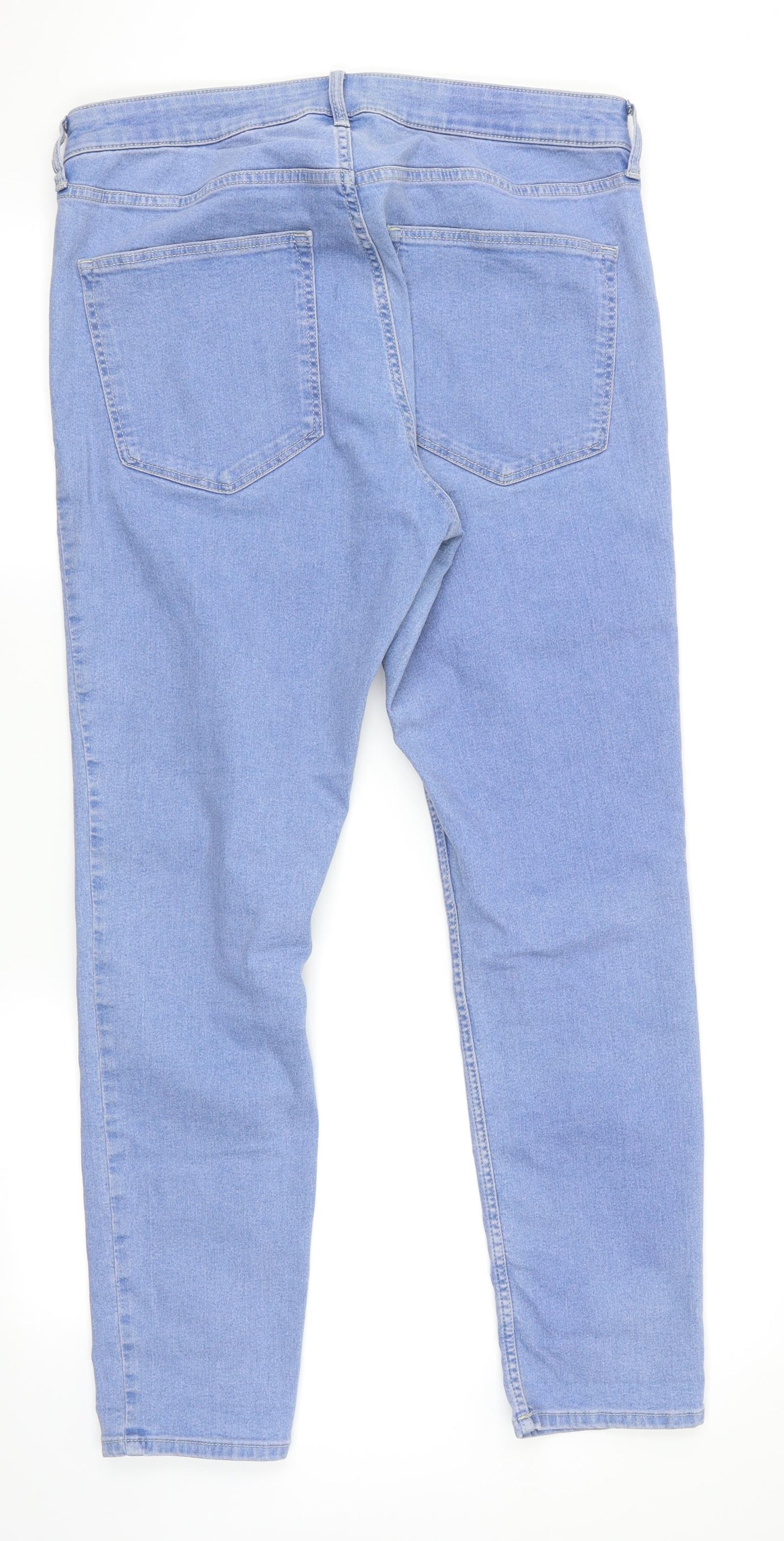 H&M Womens Blue   Skinny Jeans Size 6 L28 in