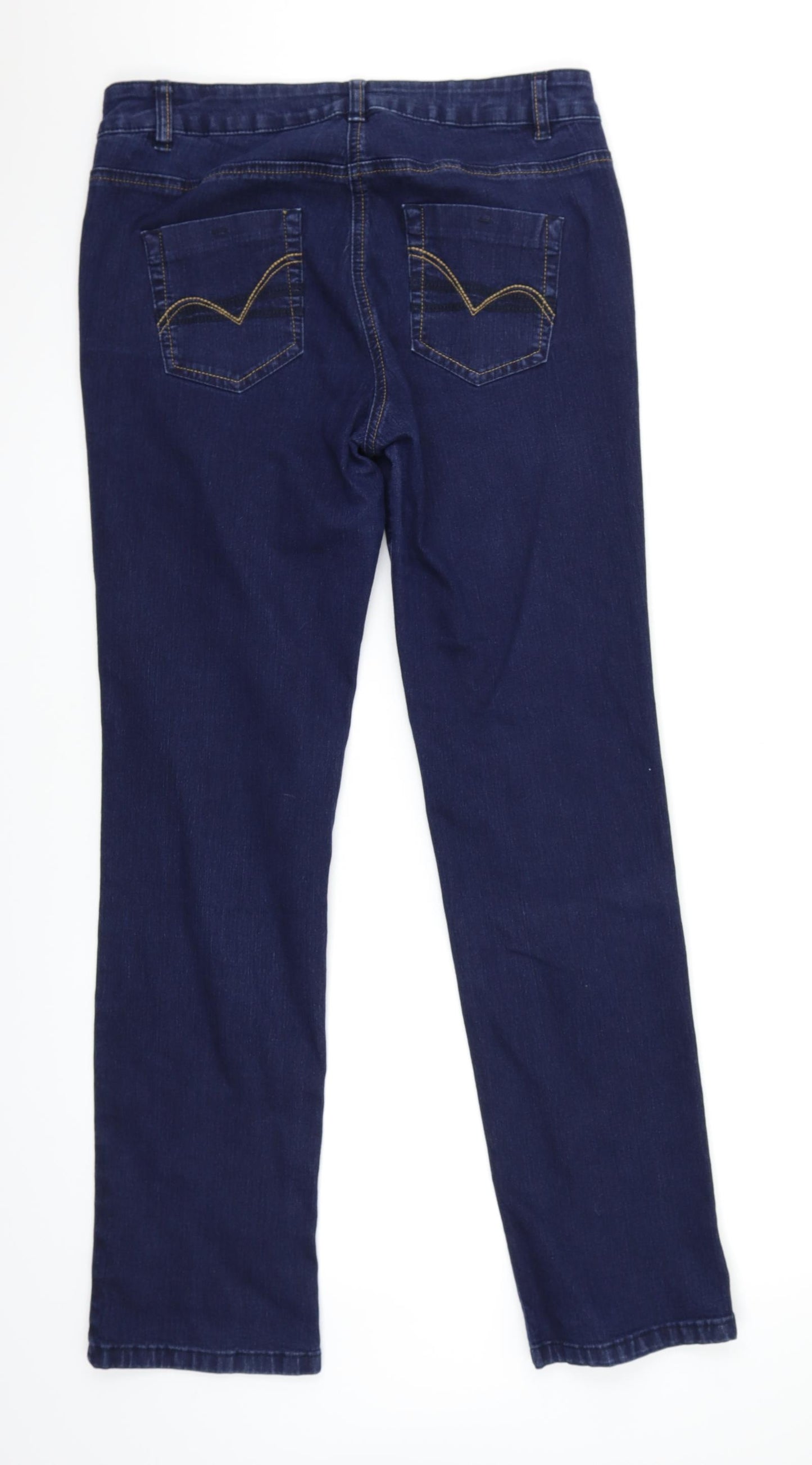 TU Womens Blue   Straight Jeans Size 12 L29 in