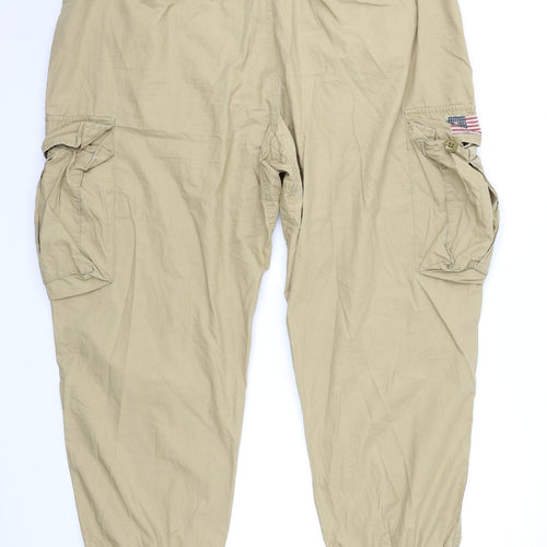Ralph Lauren Mens Beige   Cargo Trousers Size 38 in L32 in