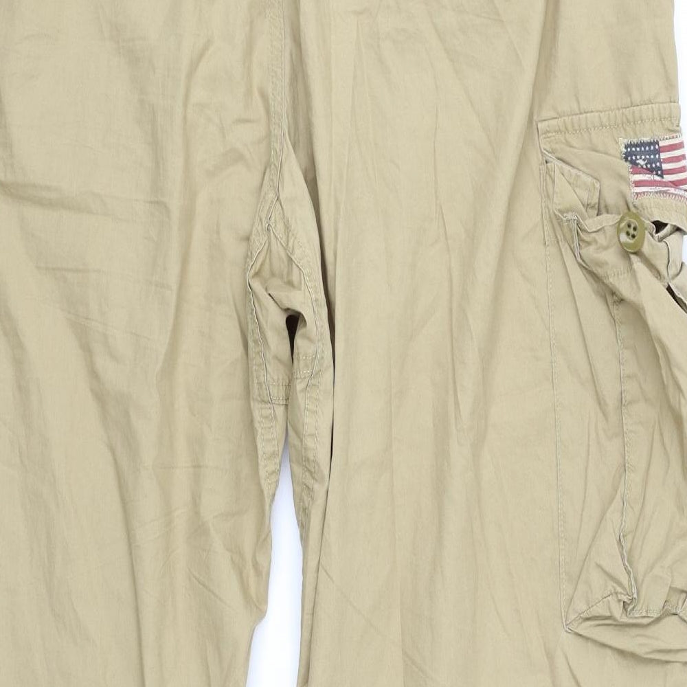 Ralph Lauren Mens Beige   Cargo Trousers Size 38 in L32 in