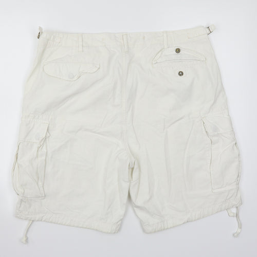 Ralph Lauren Mens White   Cargo Shorts Size 36 in
