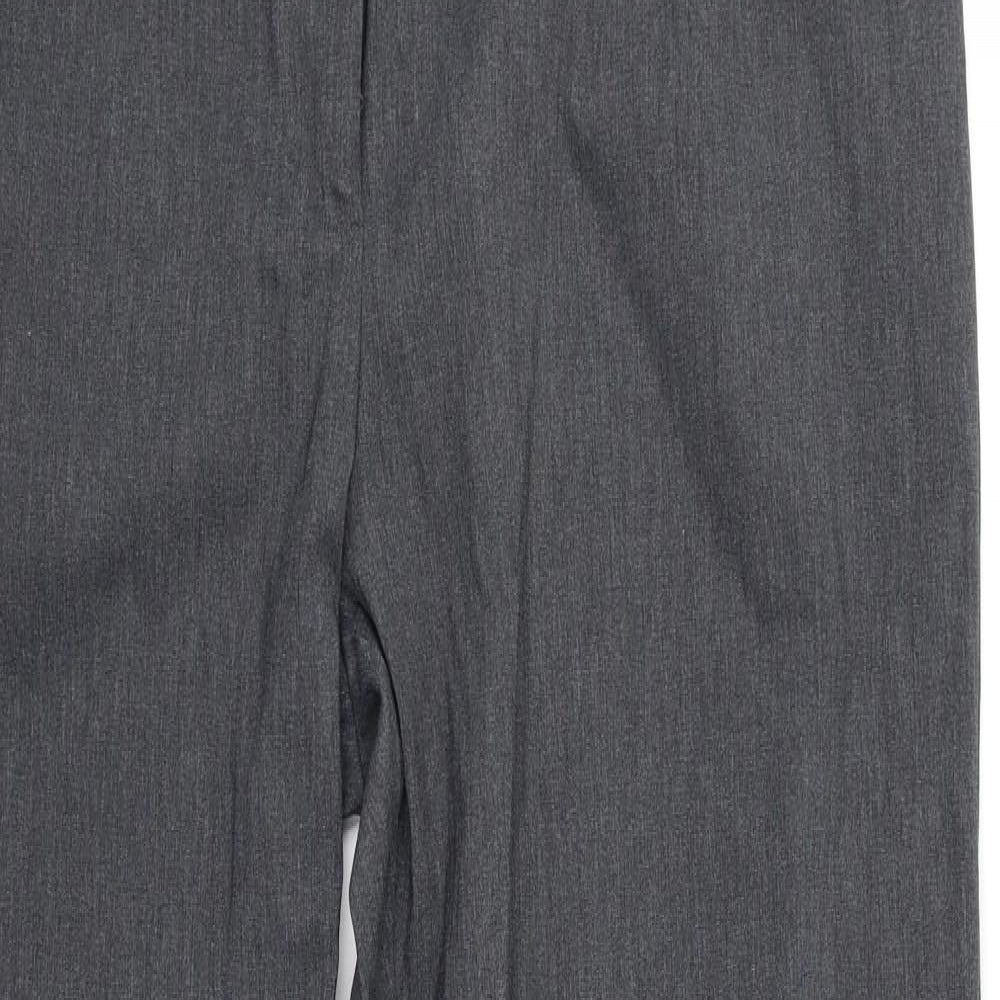 Sheego Womens Grey   Dress Pants Trousers Size 24 L33 in