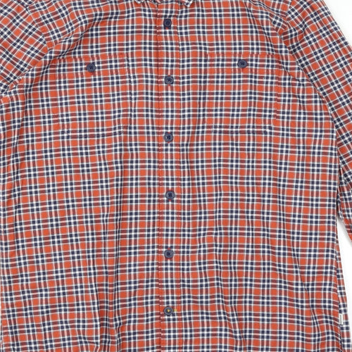 Barbour Mens Red Check   Button-Up Size M