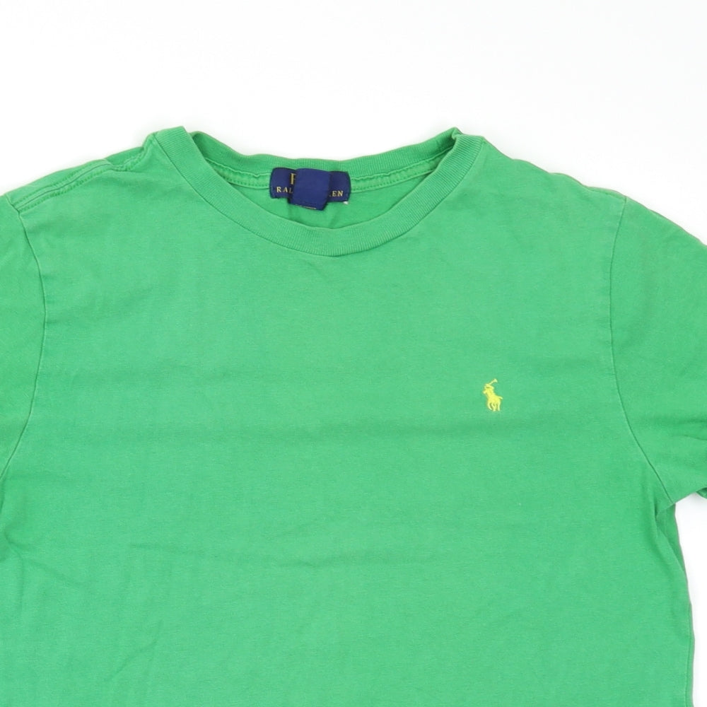 Ralph Lauren Boys Green   Basic T-Shirt Size 10-11 Years