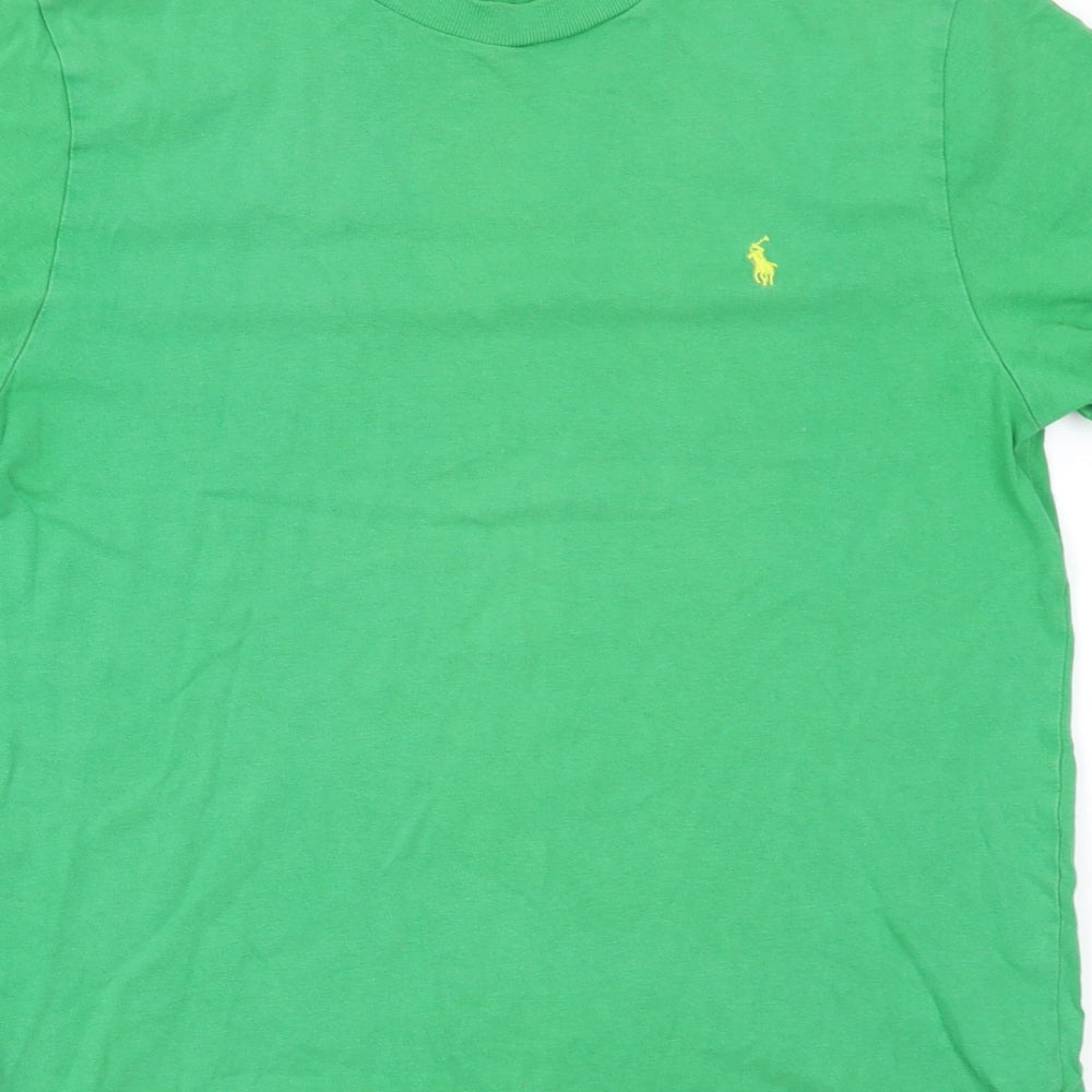 Ralph Lauren Boys Green   Basic T-Shirt Size 10-11 Years