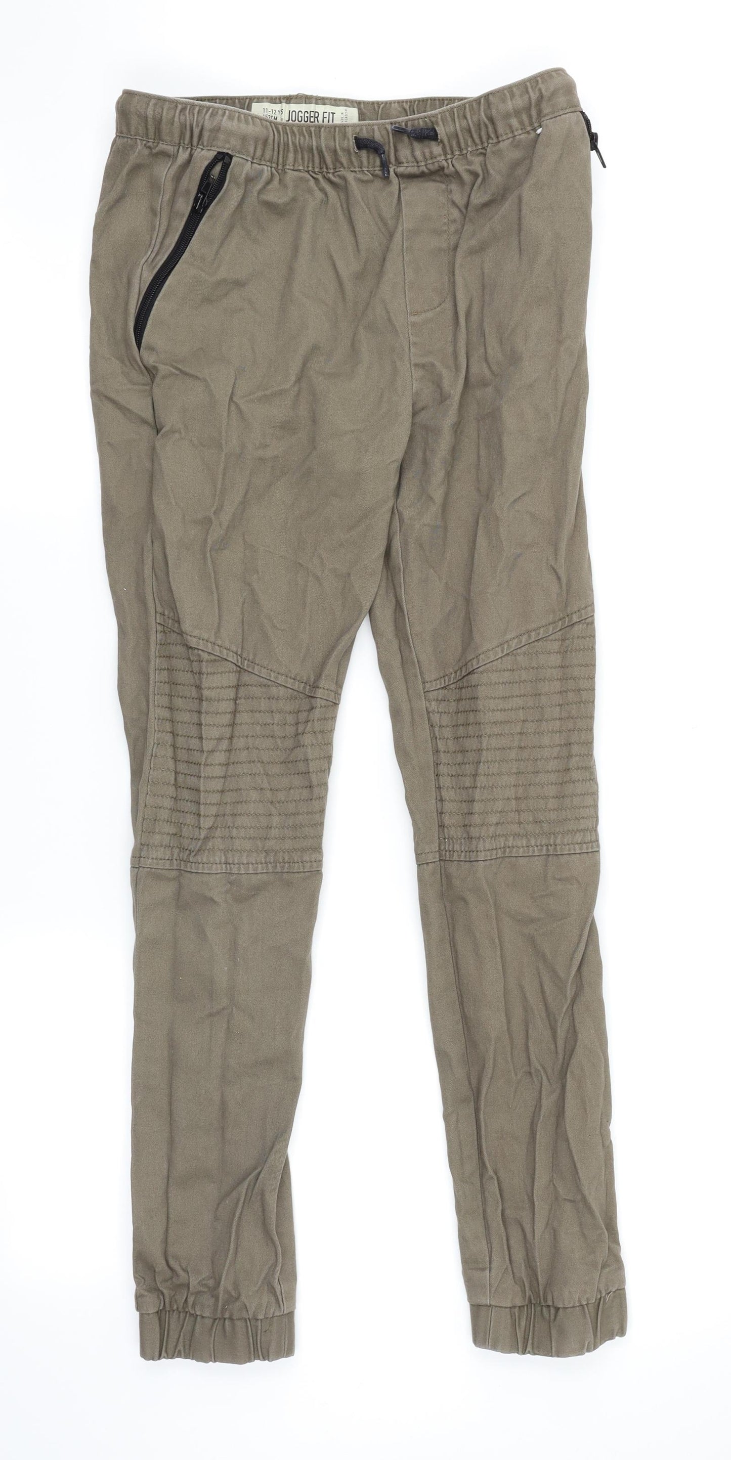 Primark Boys Beige   Cargo Trousers Size 11-12 Years
