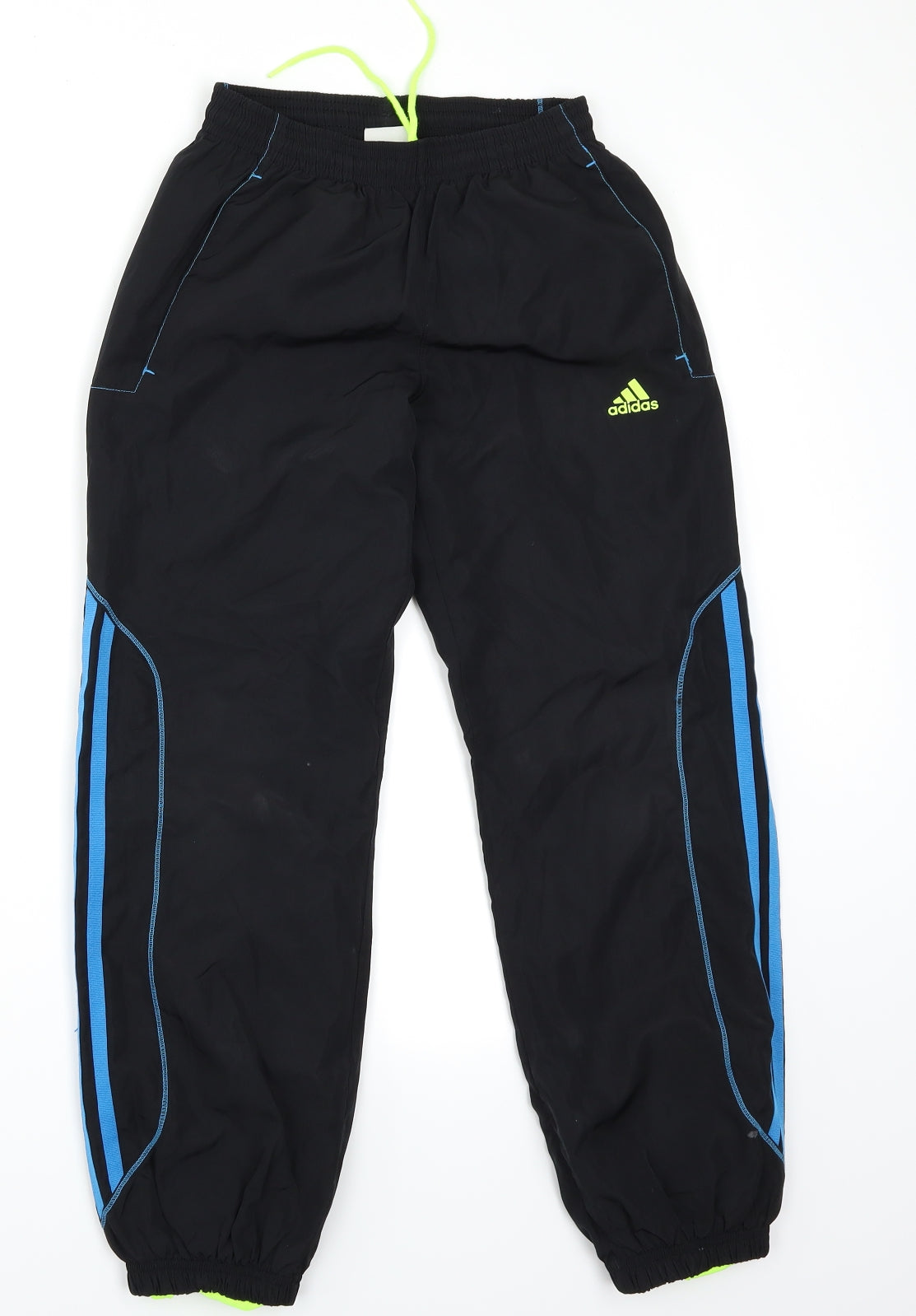 adidas Boys Black   Jogger Trousers Size 9-10 Years