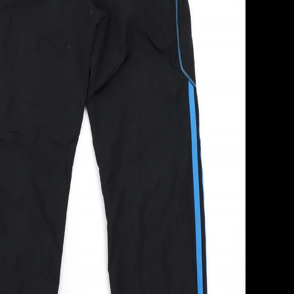 adidas Boys Black   Jogger Trousers Size 9-10 Years