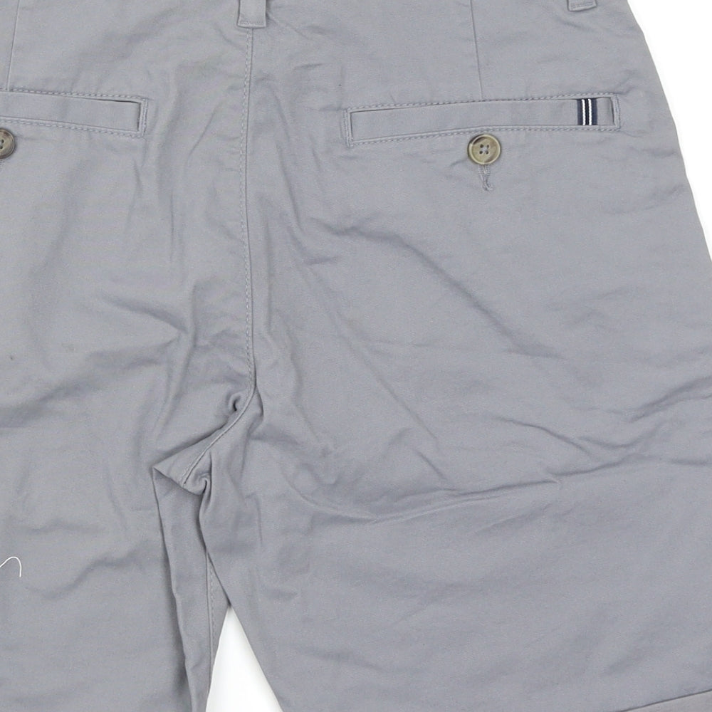 F&F Mens Grey   Chino Shorts Size 30 in
