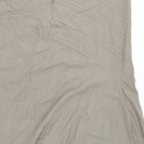 Evans Womens Brown   A-Line Skirt Size 26