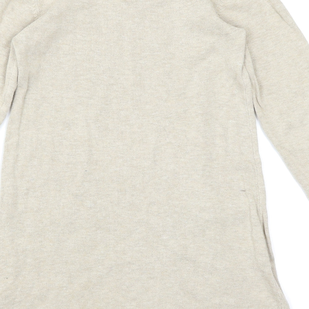 H&M Girls Brown   Pullover Jumper Size 6-7 Years  - Cat