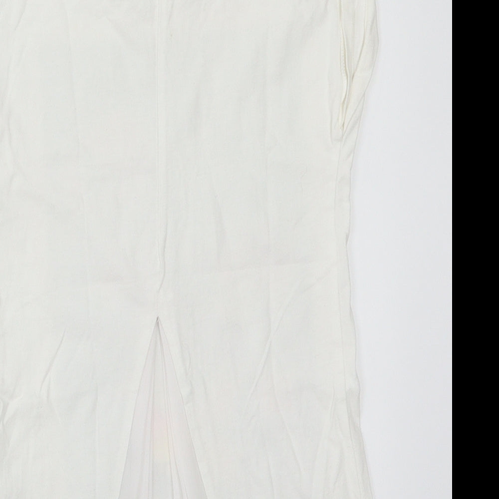F&F Girls White   Basic Tank Size 8-9 Years  - Spring